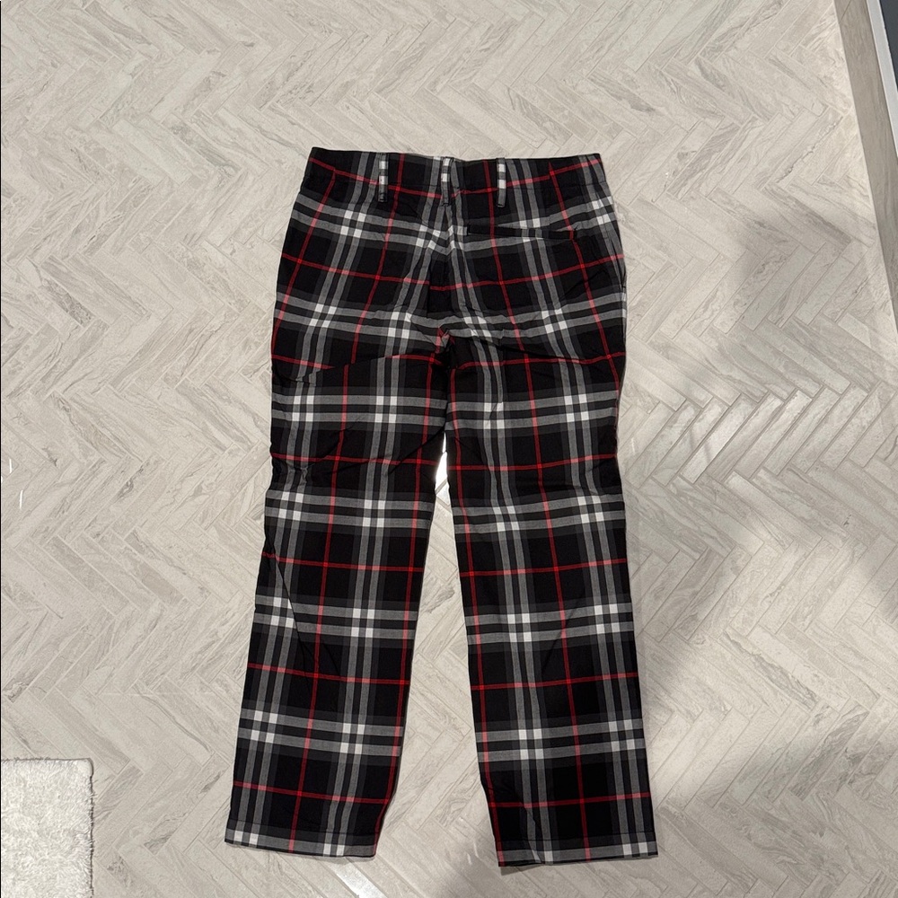 Burberry Black and Red plaid Pants, kids 6 - Picture 5 of 7